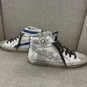 Golden goose Swarovski crystal size 37